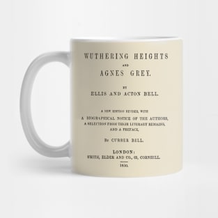 Wuthering Heights Heathcliff bookish - Bronte sisters Mug